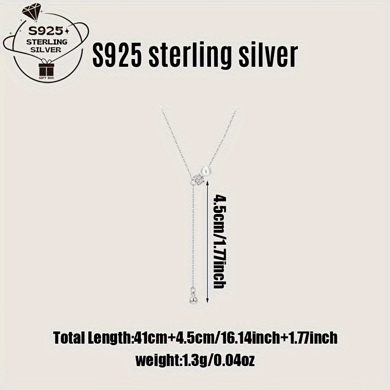 925 Silver CZ & Pearl Drop Earrings Set